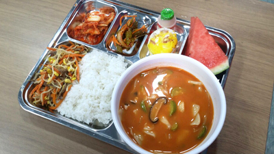 <새희망영양팀>콩나물밥과 주꾸미 고추장 수제
